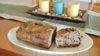 NoKnead Artisan Cinnamon Raisin Bread [upl. by Ramoh]