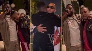 Nas And Swizz Beatz Reunited With Diddy At His 53th Birthday Party In His LA Mansion [upl. by Norling]