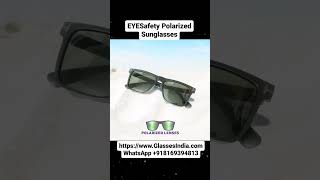 Black Wayfarer Polarized Sunglasses for Men Online in India At Glasses India sunglasses polarized [upl. by Feinleib]