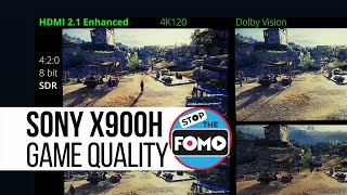 Sony X900H Gaming Modes 4K120 vs Dolby Vision Which is Best for PS5 [upl. by Perkins]