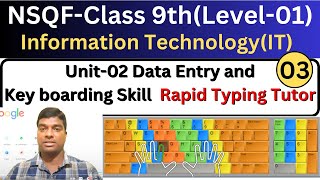 Unit2 Data Entry and Keyboarding SkillRapid Typing Tutorial in KannadaNSQF Level 1NSQF IT [upl. by Lay759]