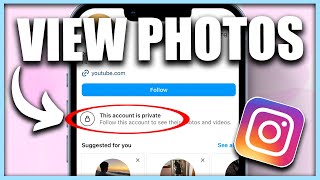 How to See Private Account Photos on Instagram 2024 [upl. by Anhavas]