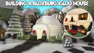 BUILDING A BLOXBURG IGLOO HOUSE WITH THE NEW UPDATE ITEMS [upl. by O'Neill845]