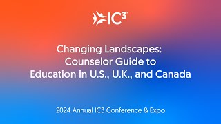 Changing Landscapes Counselor Guide to Education in US UK and Canada [upl. by Dolli778]