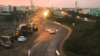 Velachery bridge Timelapse [upl. by Eidnac]