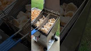 Jamie Williams with Swine Life BBQ Cooking us Pork Rinds porkrinds swinelifebbq SwineLifeBBQ [upl. by Billi]