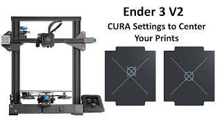 Ender 3 V2 Ultimaker CURA 3D Printing OffCenter Fix [upl. by Ariane]