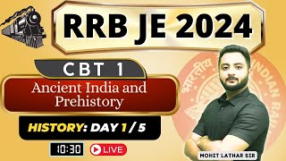 Day 1  HISTORY  Ancient India and Prehistory  RRB JE CBT 1 sandeepjyani mohitLathar [upl. by Eseerehc199]