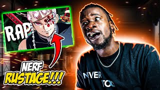 HE GOT A BAR BUFF  TENGEN UZUI RAP  City Lights  RUSTAGE ft Aizen Senpai Demon Slayer REACTION [upl. by Hardden239]