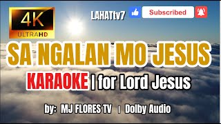 Sa Ngalan Mo Jesus KARAOKE  by MJ FLORES TV  Bisaya Christian Praise and Worship Hillsong Music [upl. by Eitak]