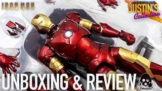 Iron Man MK3 Threezero DLX Unboxing amp Review [upl. by Najram44]