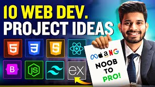 10 Web Development Project Ideas for 2024 Beginners to Advanced  Web Dev Projects for Resume [upl. by Bili]