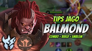 CARA MAIN BALMOND META TERBARU  BUILD amp EMBLEM BALMOND TERSAKIT 2023   BALMOND JUNGLER GAMEPLAY [upl. by Enelyak]