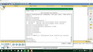 Enable Password  Privileged EXEC mode access [upl. by Arodoeht]