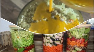 Better salad and dressing for weight loss and health [upl. by Lathan]