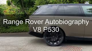 Range Rover Autobiography P530 V8 exhaust sound  Cold start  L460 [upl. by Yerd]