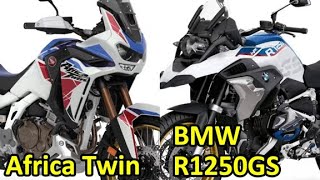 BMW R 1250 GS vs Honda Africa Twin  What are the main Difference Between R1250GS amp Africa Twin [upl. by Neelyt]