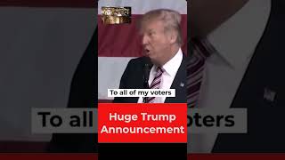 Big Trump Announcement [upl. by Haile981]