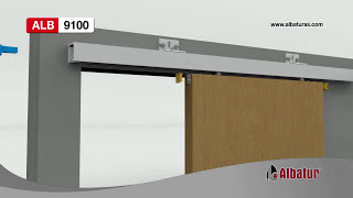 DoorSlide 9100 Sliding Door System Installation  1209100 [upl. by Cornew474]