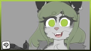 Opossum Gal Cammie  Furry Speedpaint [upl. by Baudelaire753]