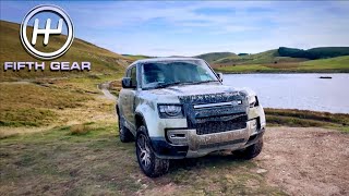 Land Rover P400E Defender  Challenging Terrain  Fifth Gear [upl. by Edris135]