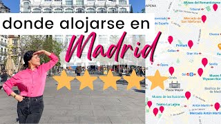 Dónde ALOJARSE en MADRID Cómo encontrar los mejores lugares para hospedarse  Visita Madrid [upl. by Ellynad]