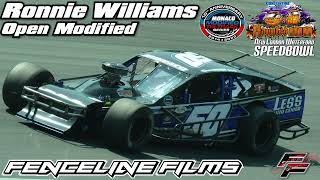 Ronnie Williams Monaco Tri Track Modified Haunted Hundred 2023 [upl. by Nylednarb]