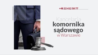 Egzekucja sądowa Warszawa Tomasz Sadzikowski [upl. by Ahcilef]