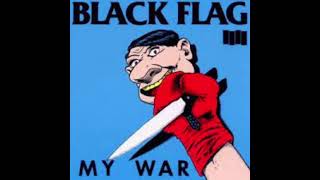 Black Flag  My War GUITAR backing track WITH VOCALS [upl. by Mays]