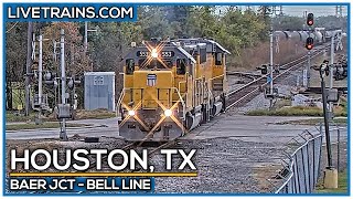 🔴 LIVE Trains Railcam  Houston Texas PTZ Baer Jct [upl. by Sherman]