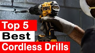 Top 5 Best Cordless Drills Review 2024 [upl. by Hsevahb]