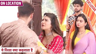 Yeh Rishta Kya Kehlata Hai  Abhira Ne Uthaya Armaan Par Haath Ruhi Ke Ude Hosh  On Location [upl. by Tamra357]