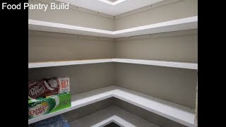 2Hour Food Pantry Closet Shelf Build in our new off the grid Home [upl. by Engelbert629]