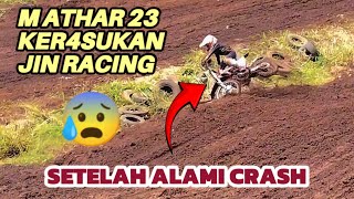 CRASH M ATHAR 23 BUAT JULUKAN GONDEN BOY INI AUTO KE4SUKAN JIN RACING [upl. by Poliard]