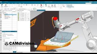 ABB Robotics Milling amp NX CAM Postprocessor [upl. by Anibas223]