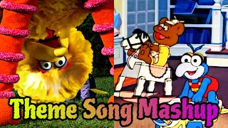 Muppet Mashups  Sesame Street Theme 2002 X Muppet Babies Theme 1984 [upl. by Treiber]