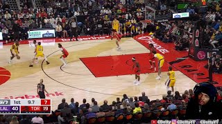 RAPTORS IS THE WORST TEAM IN THE NBA Lakers vs Raptors Full Highlights reaction [upl. by Bertina285]