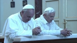 Rencontre historique entre le pape François et Benoît XVI [upl. by Aihset]