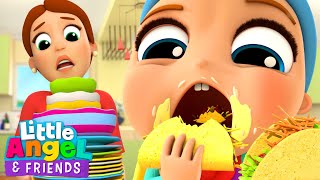 The Taco Song with Baby John  Little Angel And Friends Kid Songs [upl. by Harriott87]