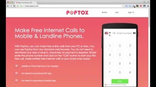 Make Free Internet Calls using PopTox [upl. by Alisa]