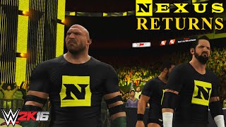 WWE 2K16  Nexus RETURNS 2016 with Nexus Trons PS4XBOX ONE [upl. by Gisele]