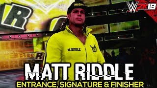 Matt Riddle  WWE 2K19 PC Mods [upl. by Pressman]