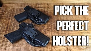 Pick the Best Holster for Concealed Carry Appendix IWB CCW [upl. by Girish]