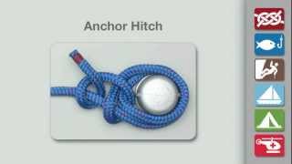 Anchor Hitch Knot  How to Tie an Anchor Hitch Knot [upl. by Washburn]