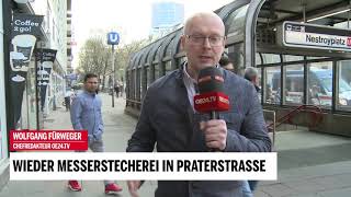 Wieder eine Messerstecherei auf der Praterstraße [upl. by Asilla722]