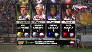 RIETUMU BANK LATVIAN FIM Speedway Grand Prix 2013 R09 Part 2 [upl. by Loy]