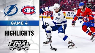 Cup Final Gm 4 Lightning  Canadiens 7521  NHL Highlights [upl. by Aninaig]