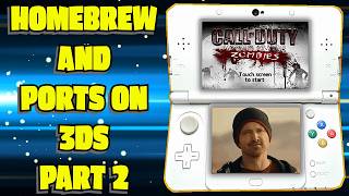 Nintendo 3DS Ports and Homebrew Games Part 2 [upl. by Nevil189]