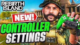 NEW Best Controller Settings for Rebirth Island Warzone Improve your Aim Movement and more [upl. by Eamanna541]