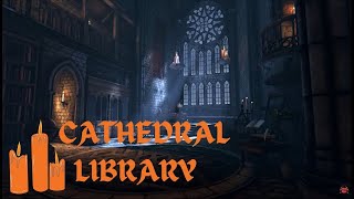 Cathedral Library 🕯📜  ASMR Ambience [upl. by Amian278]